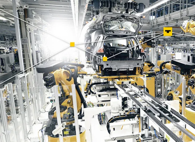 Avtomatizirana linija v avtomobilski industriji