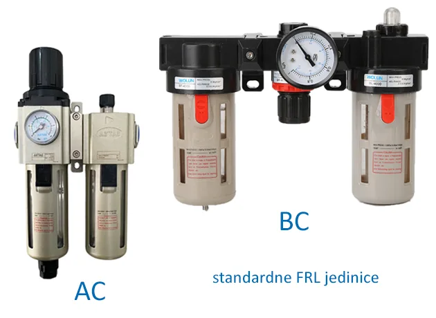 AC i BC standardne FRL jedinice AirTAC
