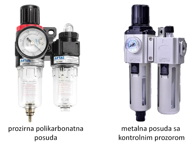 FRL jedinice AirTAC materijal posude